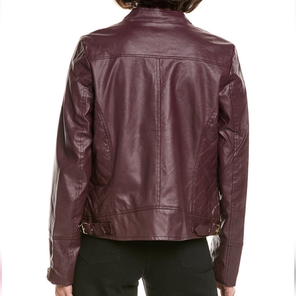 French Connection Leather Jacket - Picture 2 of 3
